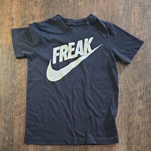 Nike Kids Black 'Freak' Swoosh Tee